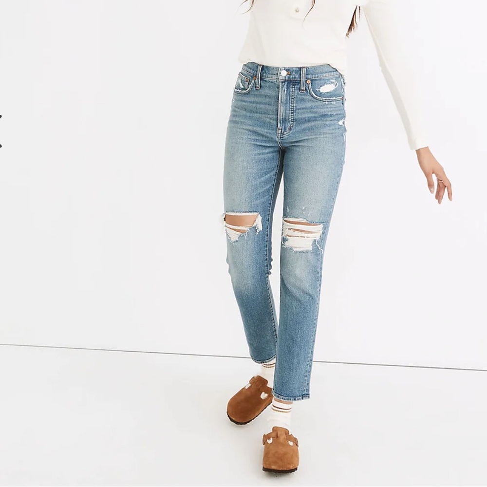 Madewell Light Blue Straight Leg Jeans
